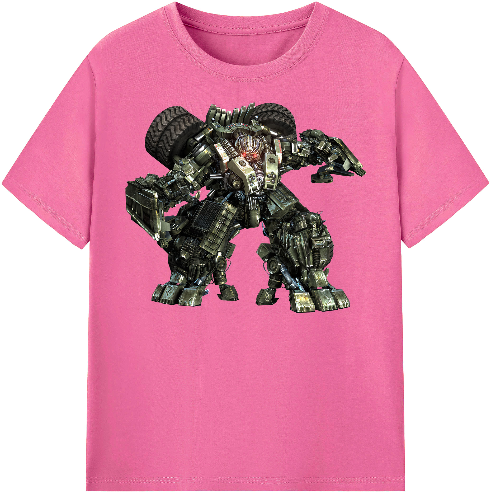 （画像用） Transformers トランスフォーマー レディースカジュアルプリントTシャツ（綿100％）